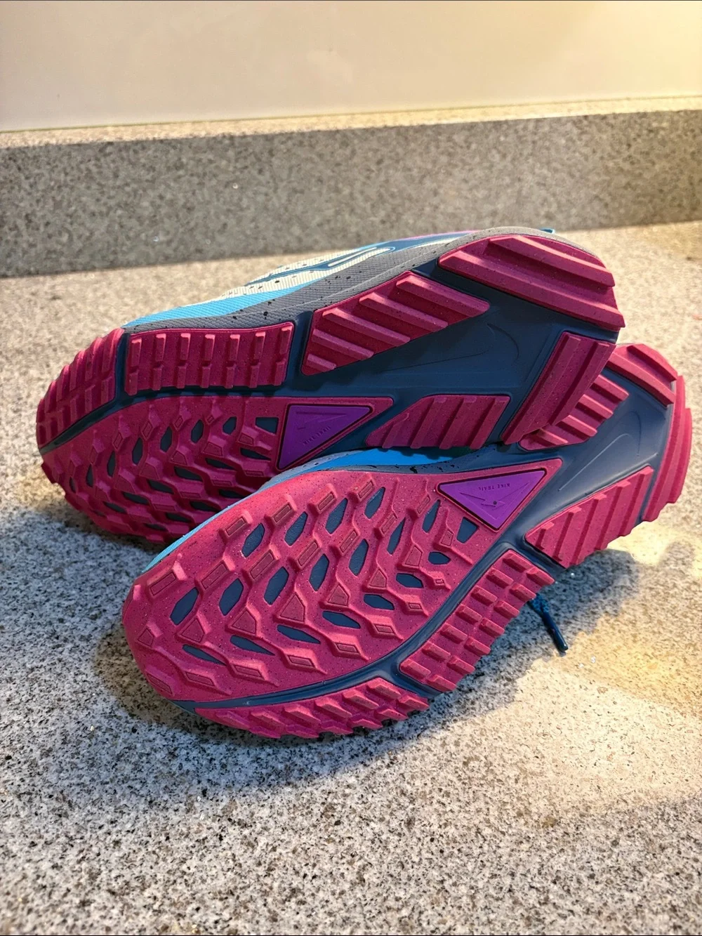Nike Women’s Teal, Purple & Gray Trail Running Shoes